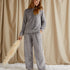 Cosy Chevron Lounge Suit in Shale Grey